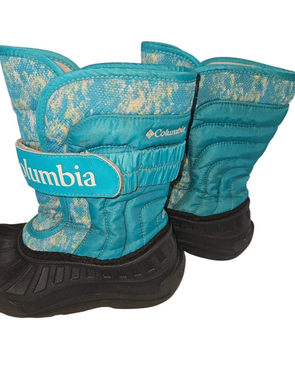 Columbia Teal Snow Boots Size 3 Girl